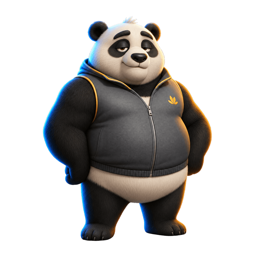 Panda Muscle, a SquatQuest boss
