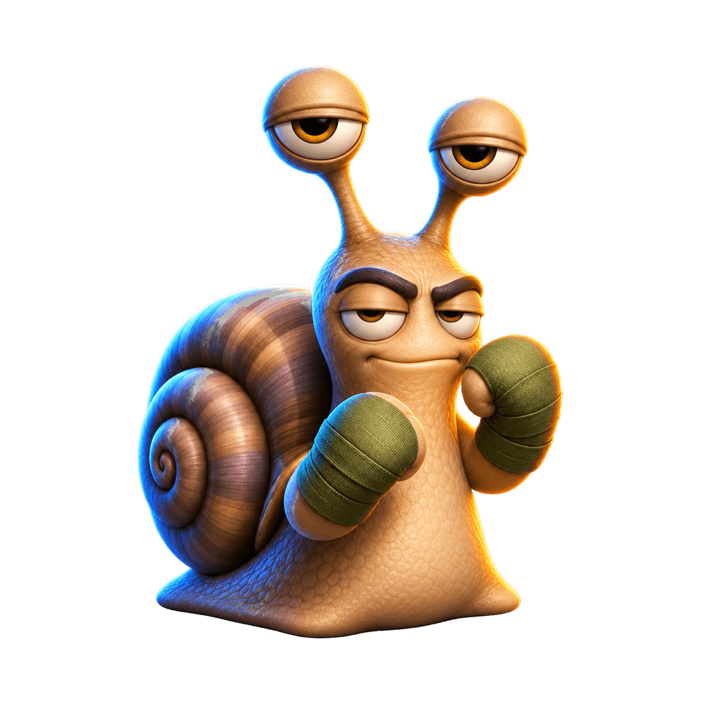 Slowpoke Snail, a SquatQuest boss